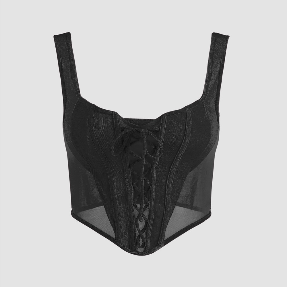 Mesh Corset Top